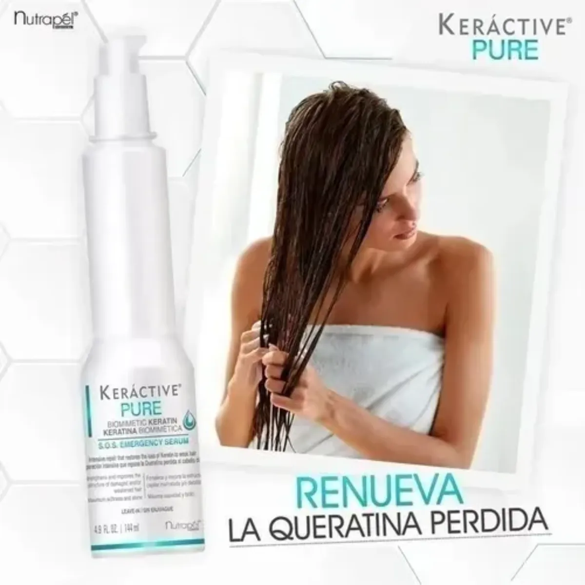 Tratamiento Capilar Pure Sérum de Keractive KPR COSMÉTICA Y CUIDADO PERSONAL