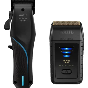 Combo Wahl Cortadora de cabello Inalámbrica Vapor + Shaver Afeitadoras Eléctricas