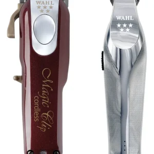 Combo Wahl de Corta Pelo inalámbrico Magic Clip + Trimmer Afeitadoras Eléctricas
