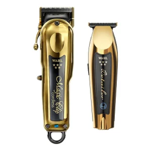 Combo Wahl Máquinas Cortar Pelo 5 Star Magic Clip + Detailer Afeitadoras Eléctricas