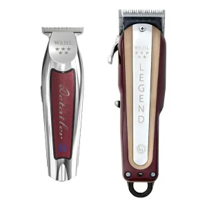 Combo Wahl Máquinas Cortar Pelo Cordless Legend + Detailer Afeitadoras Eléctricas