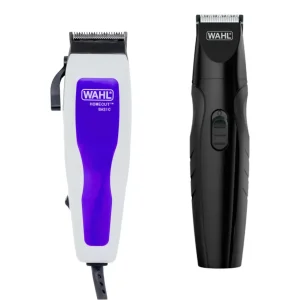 Combo Wahl Máquinas De Cortar Pelo Trim Total + Homecut Basic Afeitadoras Eléctricas
