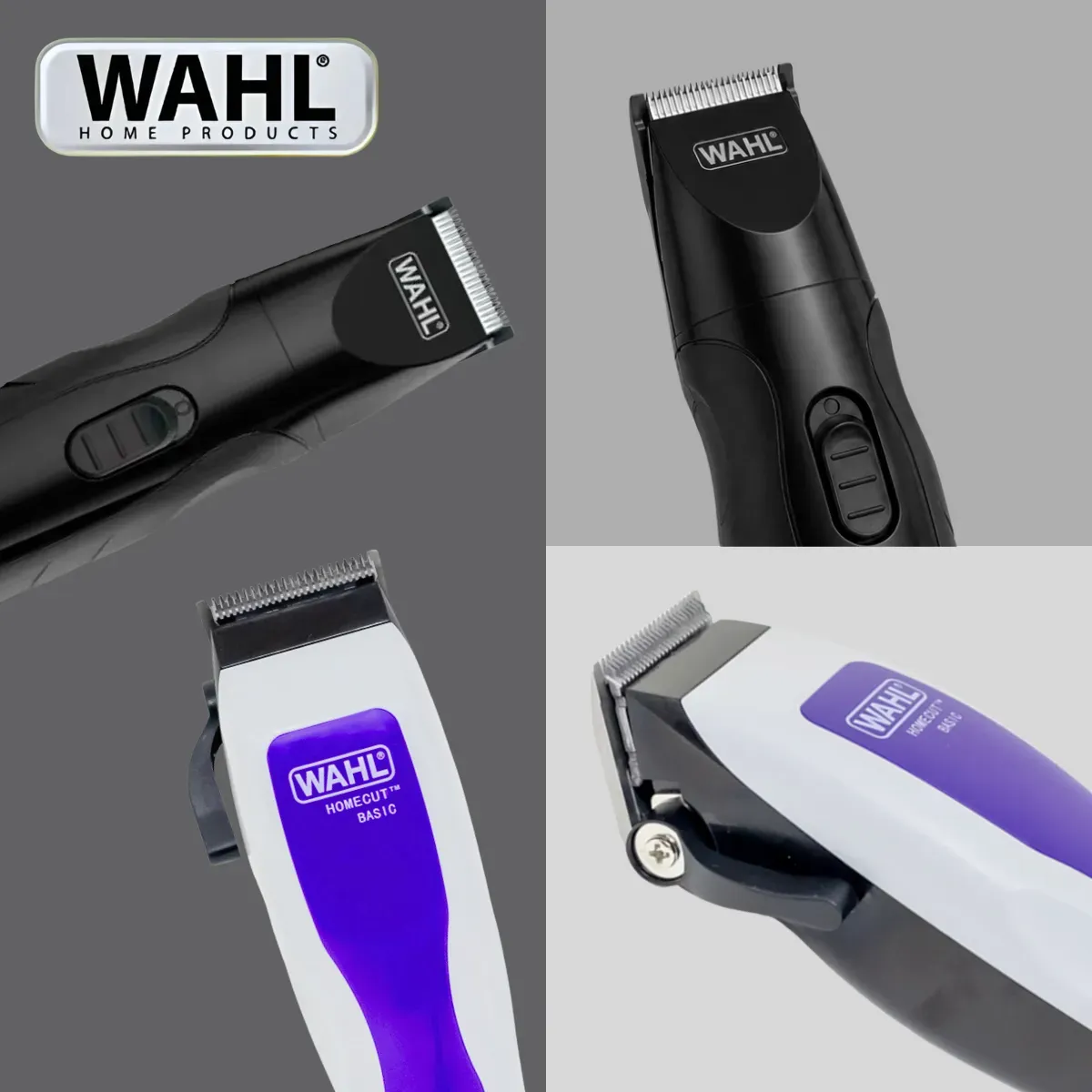 Combo Wahl Máquinas De Cortar Pelo Trim Total + Homecut Basic Afeitadoras Eléctricas