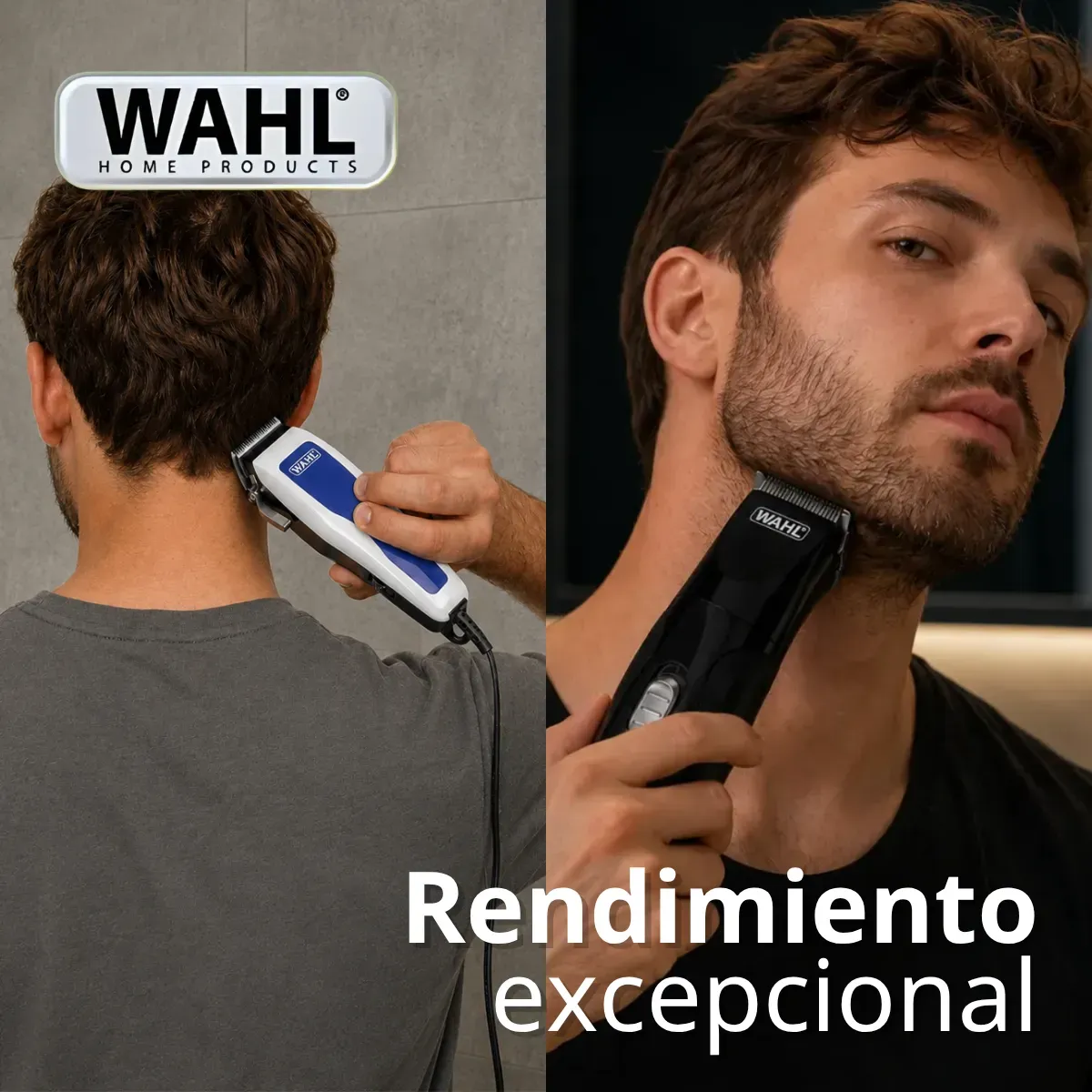 Combo Wahl Máquinas De Cortar Pelo Trim Total + Homecut Basic Afeitadoras Eléctricas