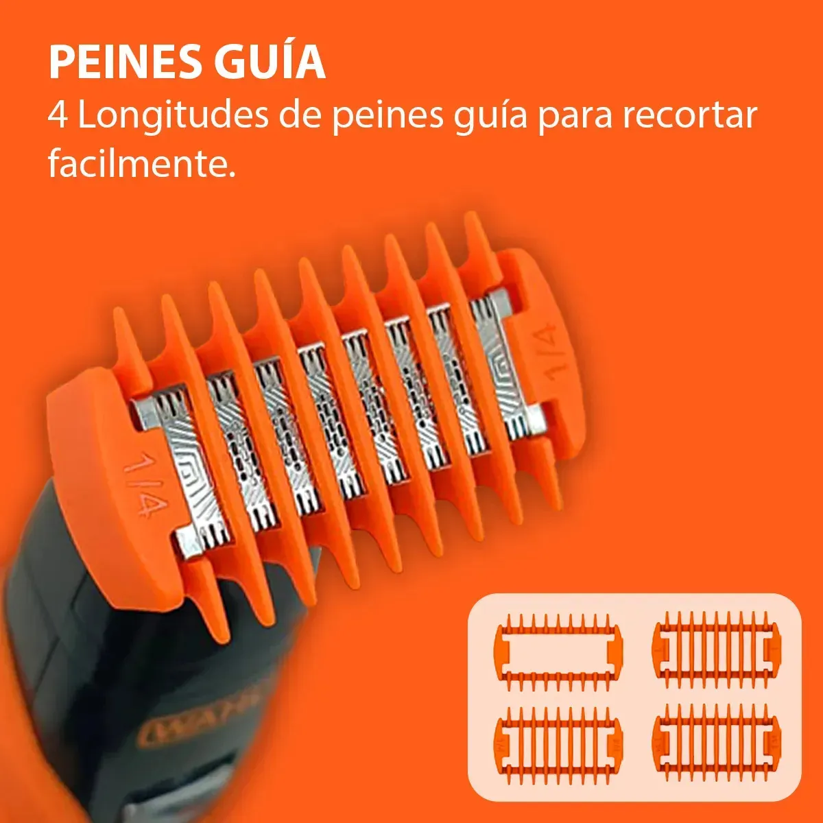 Wahl Trim Ninja Rasuradora One Blade 3 En 1 Recargable Para Cara y Cuerpo 13 piezas Afeitadoras Eléctricas