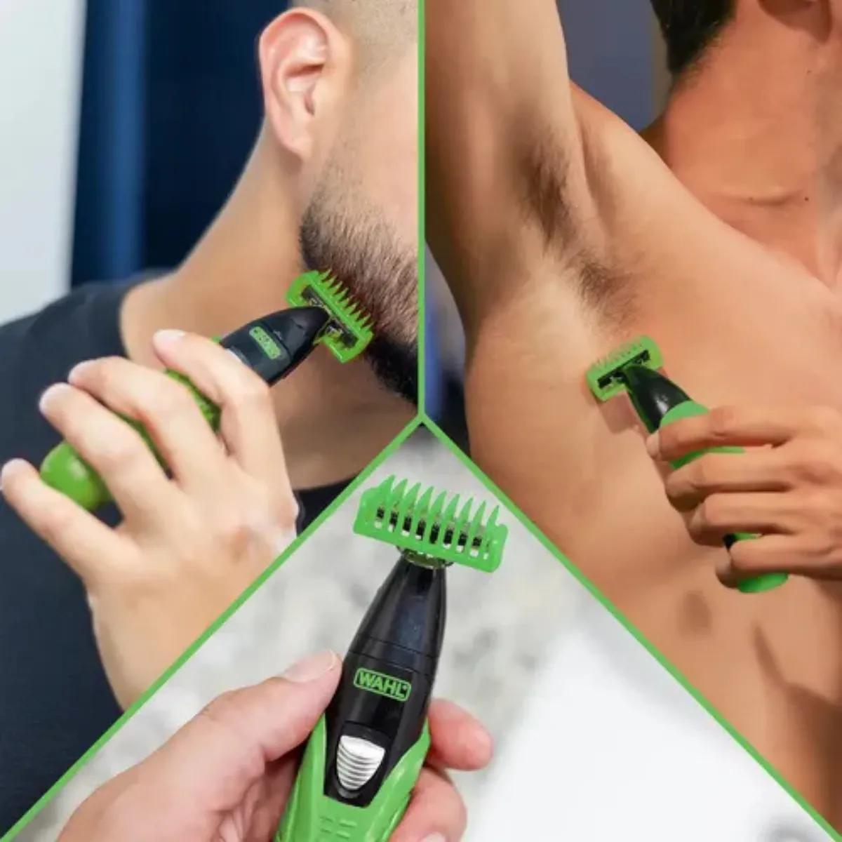 Wahl Trim Ninja Rasuradora One Blade Recargable Para Cara y Cuerpo 7 piezas Afeitadoras Eléctricas