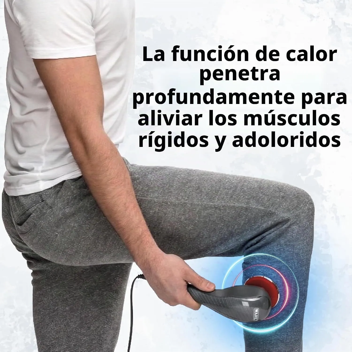 Masajeador corporal terapéutico con terapia de calor Wahl 04196-1201 Cepillos y Accesorios
