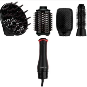 Secador y Voluminizador Revlon 4 en 1 RVDR5373 Cepillos y Accesorios